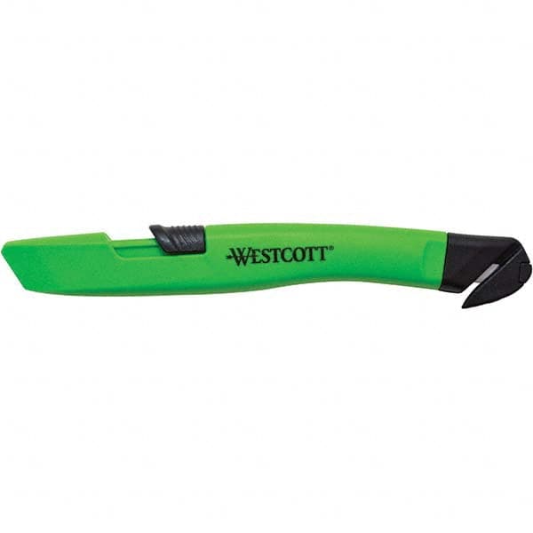 Westcott - Utility Knives, Snap Blades & Box Cutters Type: Safety Cutter Blade Type: Retractable - All Tool & Supply