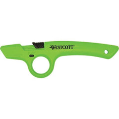 Westcott - Utility Knives, Snap Blades & Box Cutters Type: Safety Cutter Blade Type: Retractable - All Tool & Supply