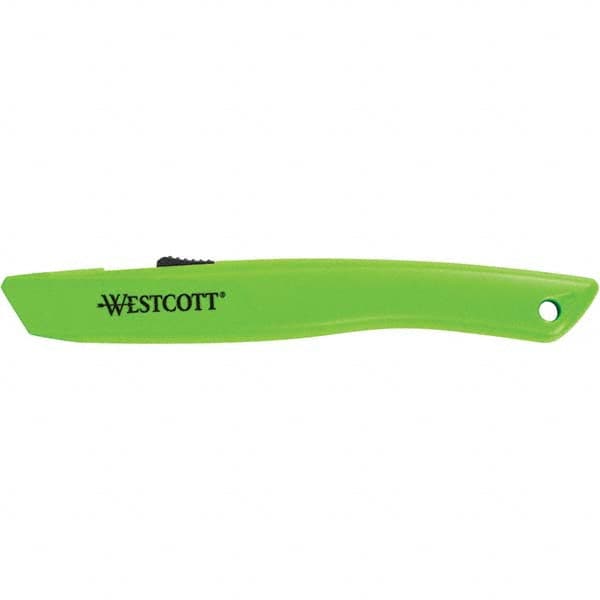 Westcott - Utility Knives, Snap Blades & Box Cutters Type: Safety Cutter Blade Type: Retractable - All Tool & Supply