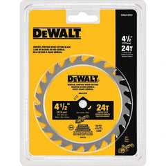 DeWALT - Wet & Dry-Cut Saw Blades Blade Diameter (Inch): 4-1/2 Blade Material: Carbide-Tipped - All Tool & Supply