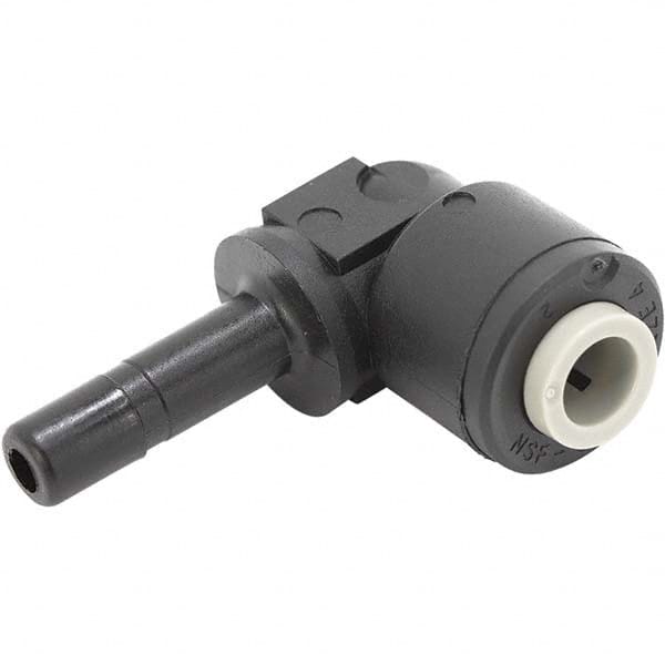 Parker - Plastic Push-To-Connect Tube Fittings Type: Tube to Hose Elbow Tube Outside Diameter (Inch): 3/8 x 3/8 - All Tool & Supply