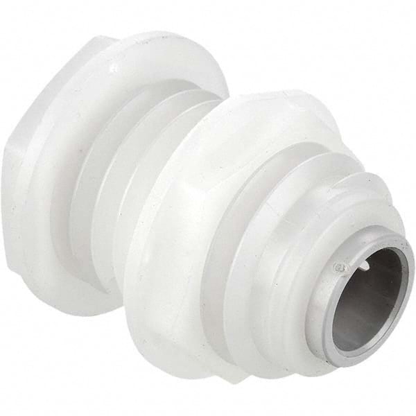 Parker - Plastic Push-To-Connect Tube Fittings Type: Bulkhead Union Tube Outside Diameter (Inch): 5/16 x 5/16 - Exact Industrial Supply