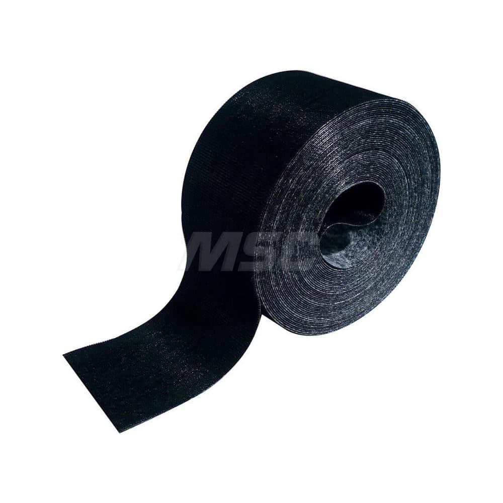 Cable Tie: 75″ Long, Black, Polyester & Polyethylene, Reusable