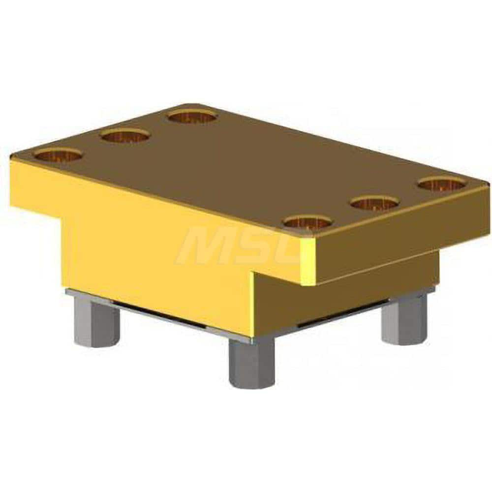 EDM Electrode Holders; System Compatibility: Erowa ITS; Holder Size: Flat81; Maximum Electrode Size (mm): 81; Electrode Shape Compatibility: Square; Material: Brass; Flushing Duct: Yes; With Plate: Yes; Hardened: Yes; For Use With: Erowa/RHS ITS; Series: