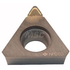 Turning Insert:  TPMA221RH NPD10,  Polycrystalline Diamond Uncoated Finish,  Neutral,  0.0591″ Long,  0.0157″ Corner Radius,  60.0 &deg N/A Triangle,  Series  NPD10