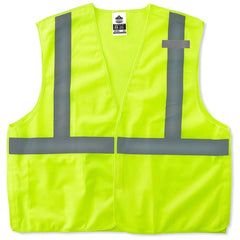 8215BA XS Lime Econ Breakaway Mesh Vest Type R Class 2 - All Tool & Supply