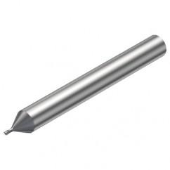 R216.32-00430-AE04G 1620 0.4mm 2 FL Solid Carbide End Mill - Corner Radius w/Cylindrical Shank - All Tool & Supply