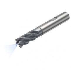 R215.34C10040-DC22K 1640 10mm 4 FL Solid Carbide End Mill - Corner Radius w/Cylindrical - Neck Shank - All Tool & Supply