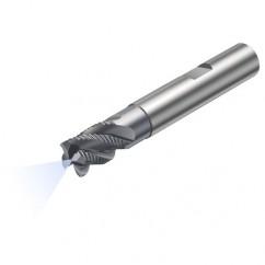 R215.34C08040-DS09K 1640 8mm 4 FL Solid Carbide End Mill - Corner Radius w/Cylindrical - Neck Shank - All Tool & Supply