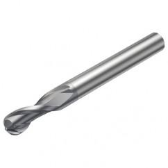 R216.42-03030-AK04G 1620 3mm 2 FL Solid Carbide Ball Nose End Mill w/Cylindrical Shank - All Tool & Supply