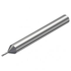 R216.42-00630-AO06G 1620 0.6mm 2 FL Solid Carbide Ball Nose End Mill w/Cylindrical Shank - All Tool & Supply