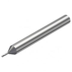 R216.42-00530-AO05G 1620 0.5mm 2 FL Solid Carbide Ball Nose End Mill w/Cylindrical Shank - All Tool & Supply