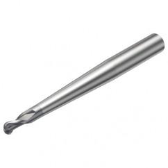 R216.42-12030-AP12G 1610 12mm 2 FL Solid Carbide Ball Nose End Mill w/Cylindrical Shank - All Tool & Supply