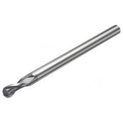 R216.42-10030-AQ15G P10 10mm 2 FL Solid Carbide Ball Nose End Mill w/Cylindrical Shank - All Tool & Supply