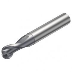 R216.42-05030-AI05G 1610 5mm 2 FL Solid Carbide Ball Nose End Mill w/Cylindrical Shank - All Tool & Supply