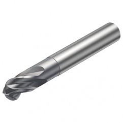 R216.44-08030-AI08G 1610 8mm 4 FL Solid Carbide Ball Nose End Mill w/Cylindrical Shank - All Tool & Supply