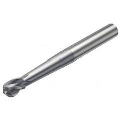 R216.64-16030-AO15G 1610 16mm 4 FL Solid Carbide Ball Nose End Mill spherical design w/Cylindrical Shank - All Tool & Supply