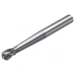 R216.64-06030-AO07G 1610 6mm 4 FL Solid Carbide Ball Nose End Mill spherical design w/Cylindrical Shank - All Tool & Supply