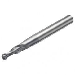 R216.52-06040RAL12G 1630 6mm 2 FL Solid Carbide Conical Ball Nose End Mill w/Cylindrical Shank - All Tool & Supply