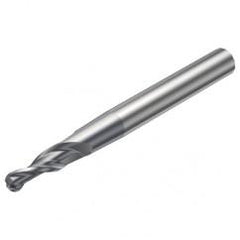 R216.53-08040RAL15G 1630 8mm 3 FL Solid Carbide Conical Ball Nose End Mill w/Cylindrical Shank - All Tool & Supply