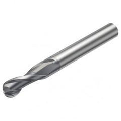 RA216.42-0630-AK12G 1610 2.3622mm 2 FL Solid Carbide Ball Nose End Mill w/Cylindrical Shank - All Tool & Supply