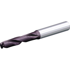 Taper Length Drill Bit: 0.1875″ Dia, 140 ° Coated, 2.2047″ Flute Length, 2.2047″ OAL, RH Cut, Helical Flute, Straight Shank, Series B212