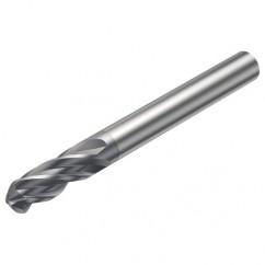 1B240-0953-XA 1630 9.525mm 4 FL Ballnose w/Cylindrical Shank - All Tool & Supply