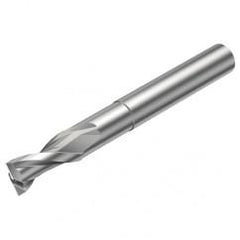 2P120-0800-NC H10F 8mm FL Straight Center Cut w/Cylindrical with Neck Shank - All Tool & Supply