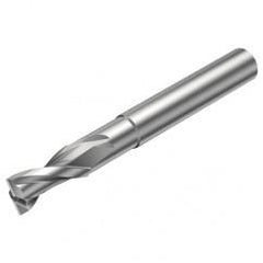 2P122-1200-NC H10F 12mm FL Straight Center Cut w/Cylindrical with Neck Shank - All Tool & Supply