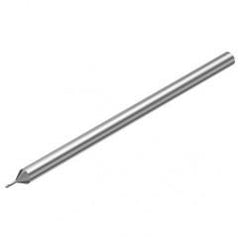 2P212-0100-PC 1620 1mm FL Straight Center Cut w/Cylindrical with Neck Shank - All Tool & Supply