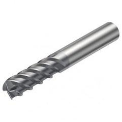 R215.H4-04050BAC01H 1610 4mm 4 FL Solid Carbide high feed End Mill w/Cylindrical Shank - All Tool & Supply