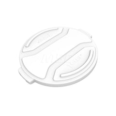 Trash Can & Recycling Container Lids; Lid Shape: Round; Lid Type: Flat; Container Shape: Round; Color/Finish: White; For Use With: Trash Cans; Material: Plastic; Overall Length: 21.90; Lid Length (Inch): 21.90; Height (Decimal Inch): 2; Height (Inch): 2;