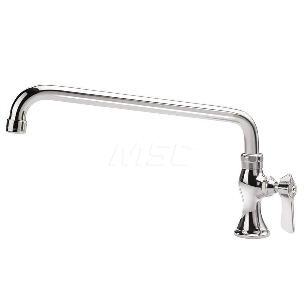 Industrial & Laundry Faucets; Type: Base Mount Faucet; Style: Base Mounted; Design: Base Mounted; Handle Type: Lever; Spout Type: Swing Spout/Nozzle; Mounting Centers: Single Hole; Spout Size: 12; Finish/Coating: Chrome Plated; Type: Base Mount Faucet; Mi