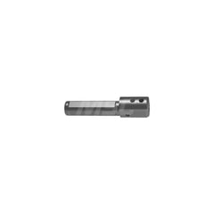 Guhring GB108.0025.100.00.22.N.IK.VSP 25.00mm Shank 100.00mm OAL Round Shank Holder with Top Clamping Screw, Four Clamping Surfaces Used with 8mm Shank Tools