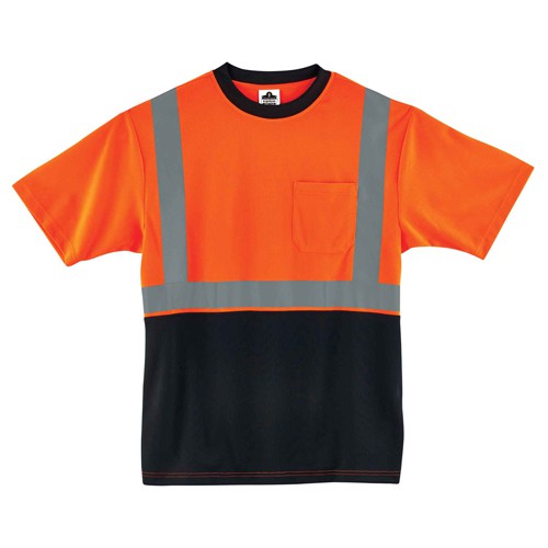 8289BK M Org/Black Front T-Shirt Type R Class 2 - All Tool & Supply