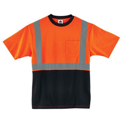 8289BK L Org/Black Front T-Shirt Type R Class 2 - All Tool & Supply