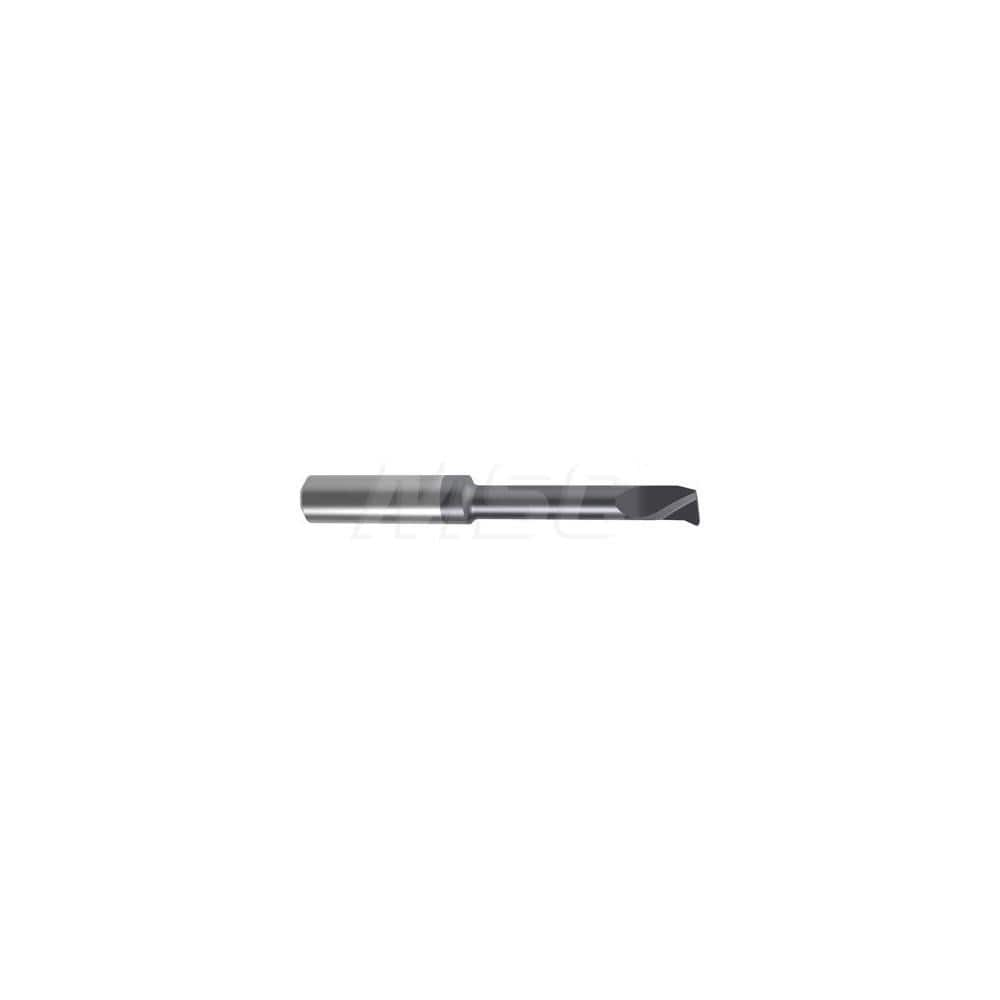 Internal Boring Bar: 0.2756″ Min Bore, 0.6693″ Max Depth, Left Hand Cut, Carbide 1.6535″ OAL, 0.0079″ Corner Radius