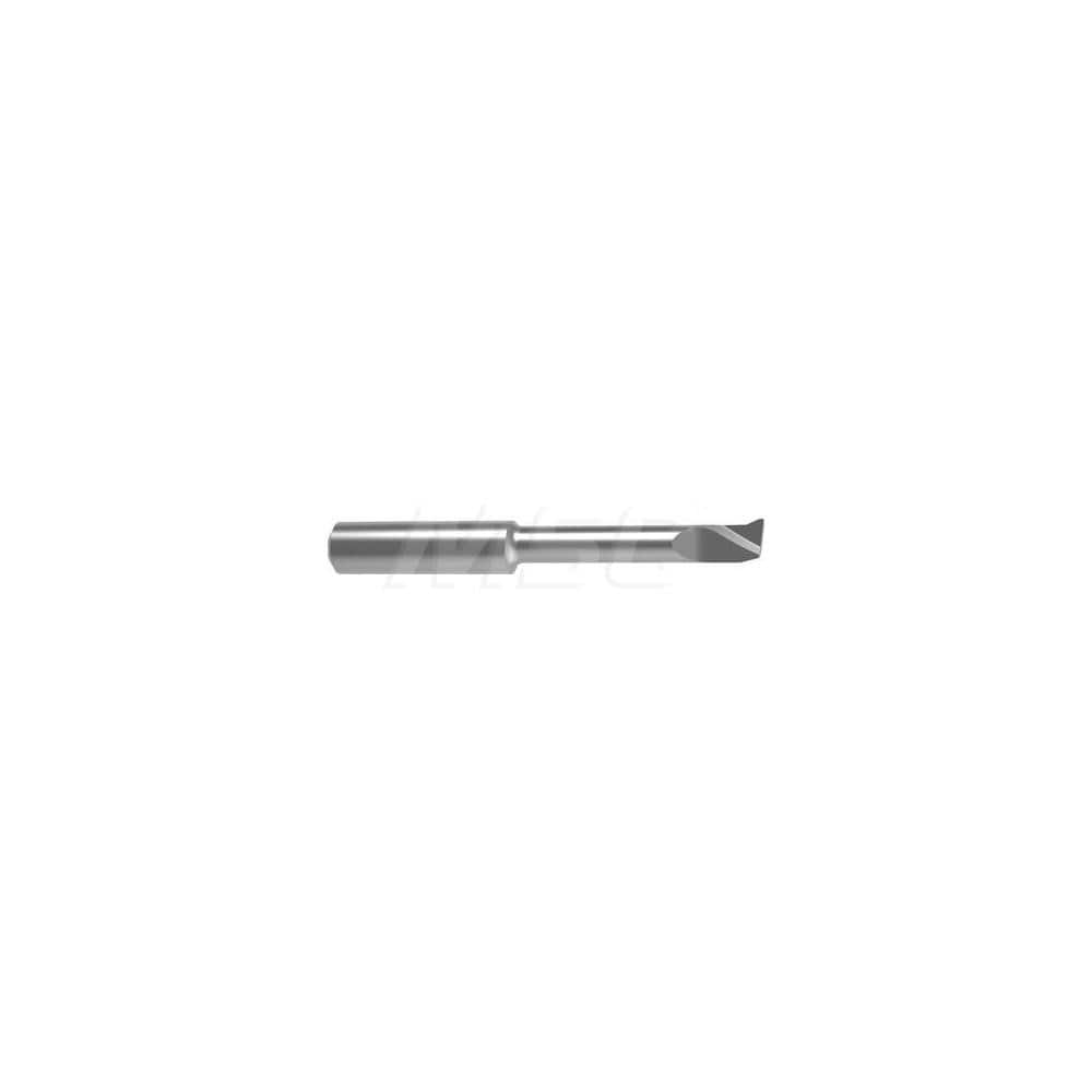 Internal Boring Bar: 0.2756″ Min Bore, 1.4567″ Max Depth, Right Hand Cut, Carbide 2.4409″ OAL, 0.0079″ Corner Radius