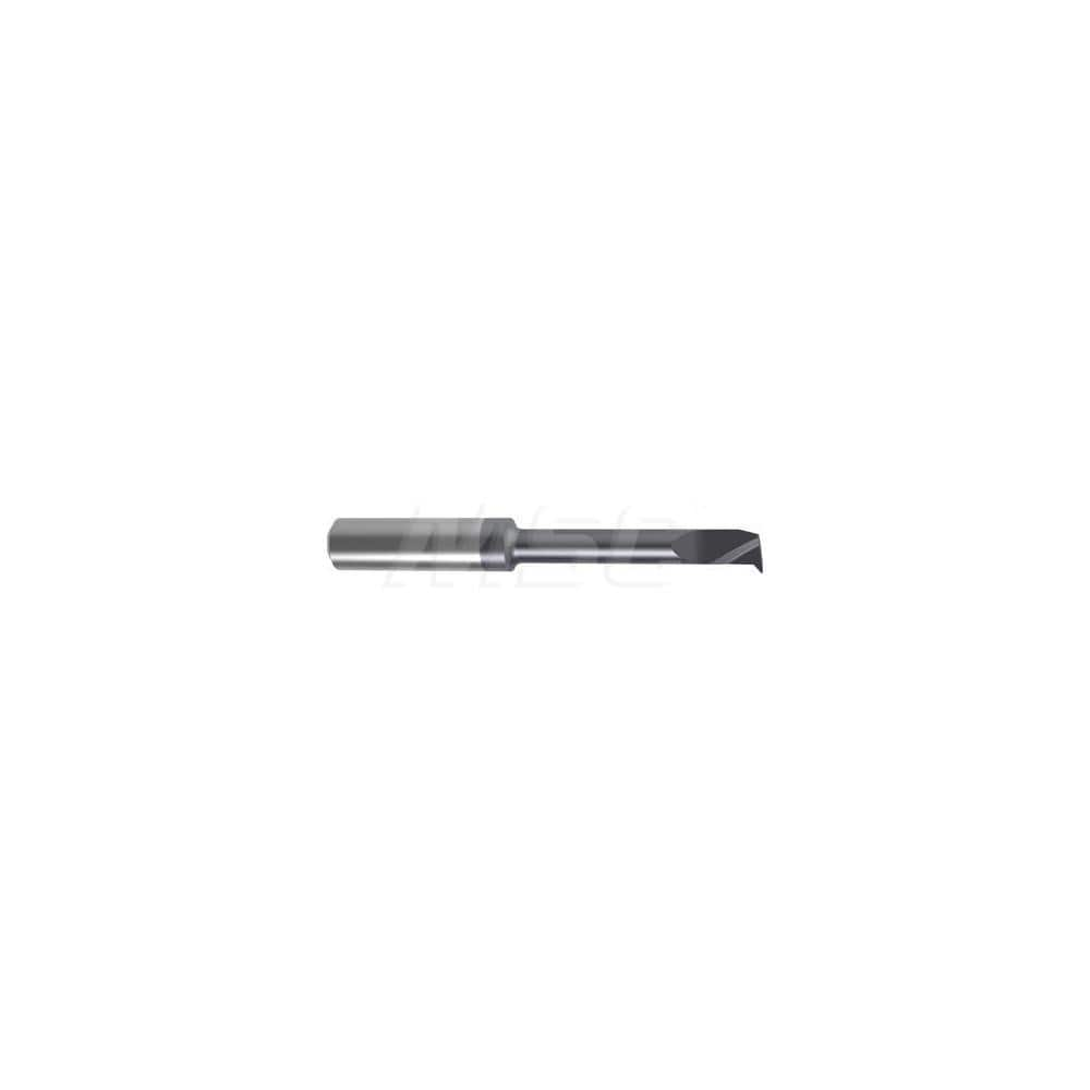 Internal Boring Bar: 0.2756″ Min Bore, 0.6693″ Max Depth, Left Hand Cut, Carbide 1.6535″ OAL, 0.0079″ Corner Radius