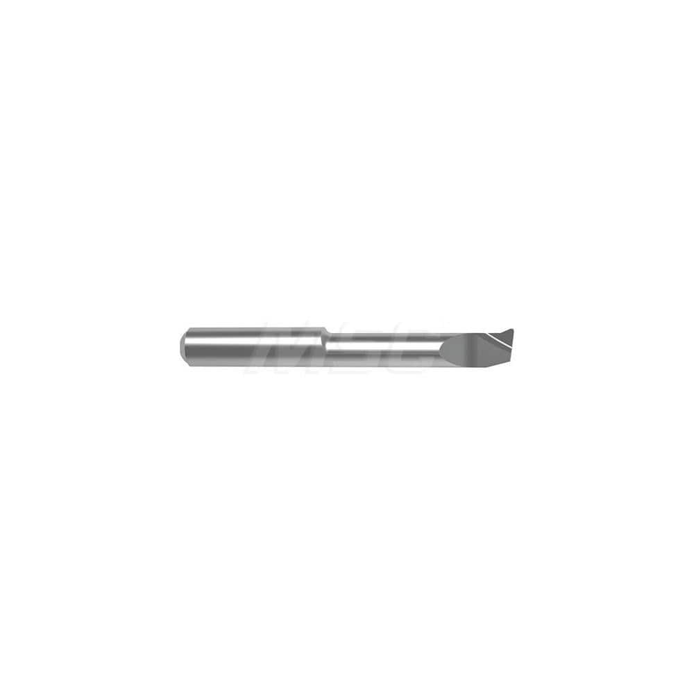 Internal Boring Bar: 0.315″ Min Bore, 1.063″ Max Depth, Right Hand Cut, Carbide 2.0472″ OAL, 0.0039″ Corner Radius