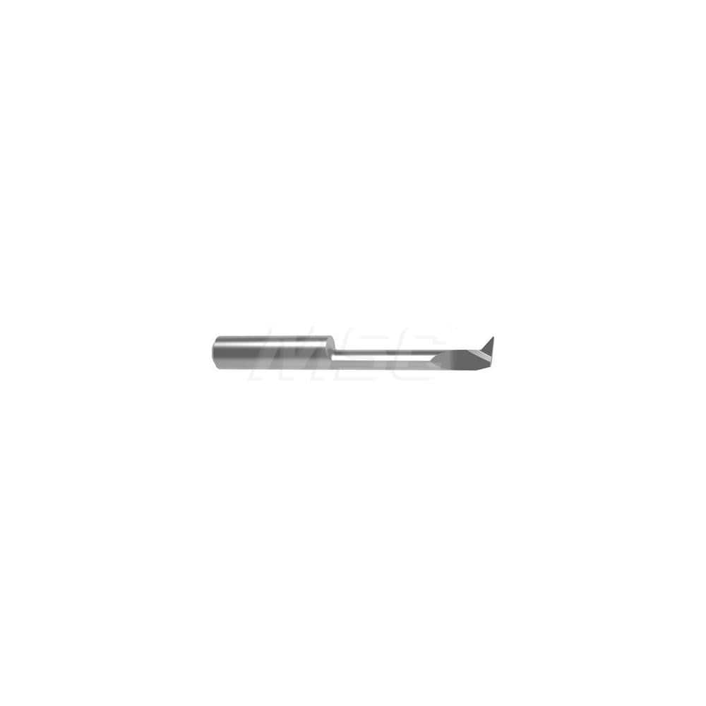 Internal Boring Bar: 0.315″ Min Bore, 1.4567″ Max Depth, Right Hand Cut, Carbide 2.4409″ OAL, 0.0079″ Corner Radius