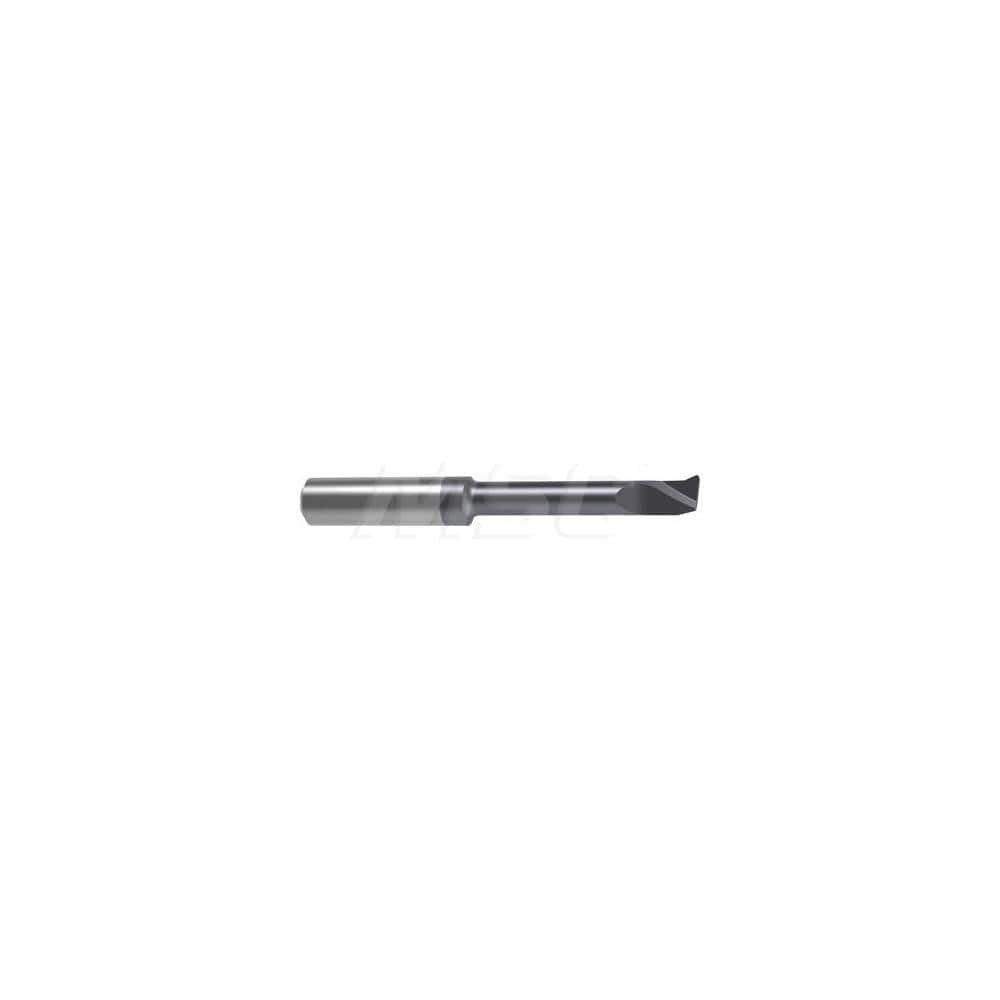 Internal Boring Bar: 0.2756″ Min Bore, 1.4567″ Max Depth, Right Hand Cut, Carbide 2.4409″ OAL, 0.0039″ Corner Radius