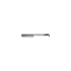 Internal Boring Bar: 0.315″ Min Bore, 1.063″ Max Depth, Left Hand Cut, Carbide 2.0472″ OAL, 0.0079″ Corner Radius