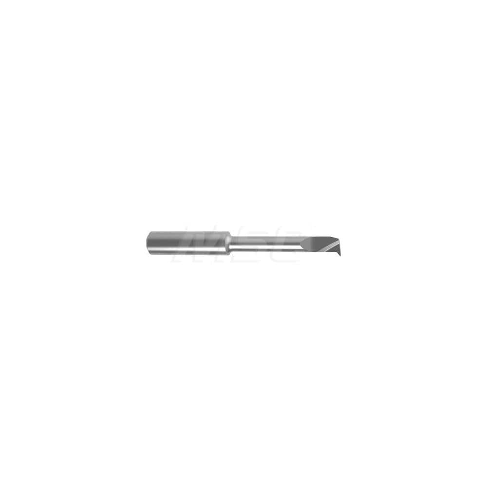 Internal Boring Bar: 0.2756″ Min Bore, 0.6693″ Max Depth, Left Hand Cut, Carbide 1.6535″ OAL, 0.0079″ Corner Radius