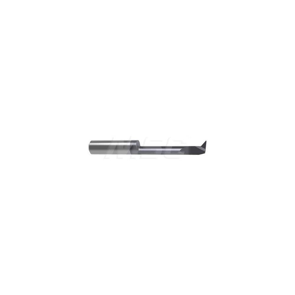 Internal Boring Bar: 0.315″ Min Bore, 1.6535″ Max Depth, Right Hand Cut, Carbide 2.6378″ OAL, 0.0079″ Corner Radius