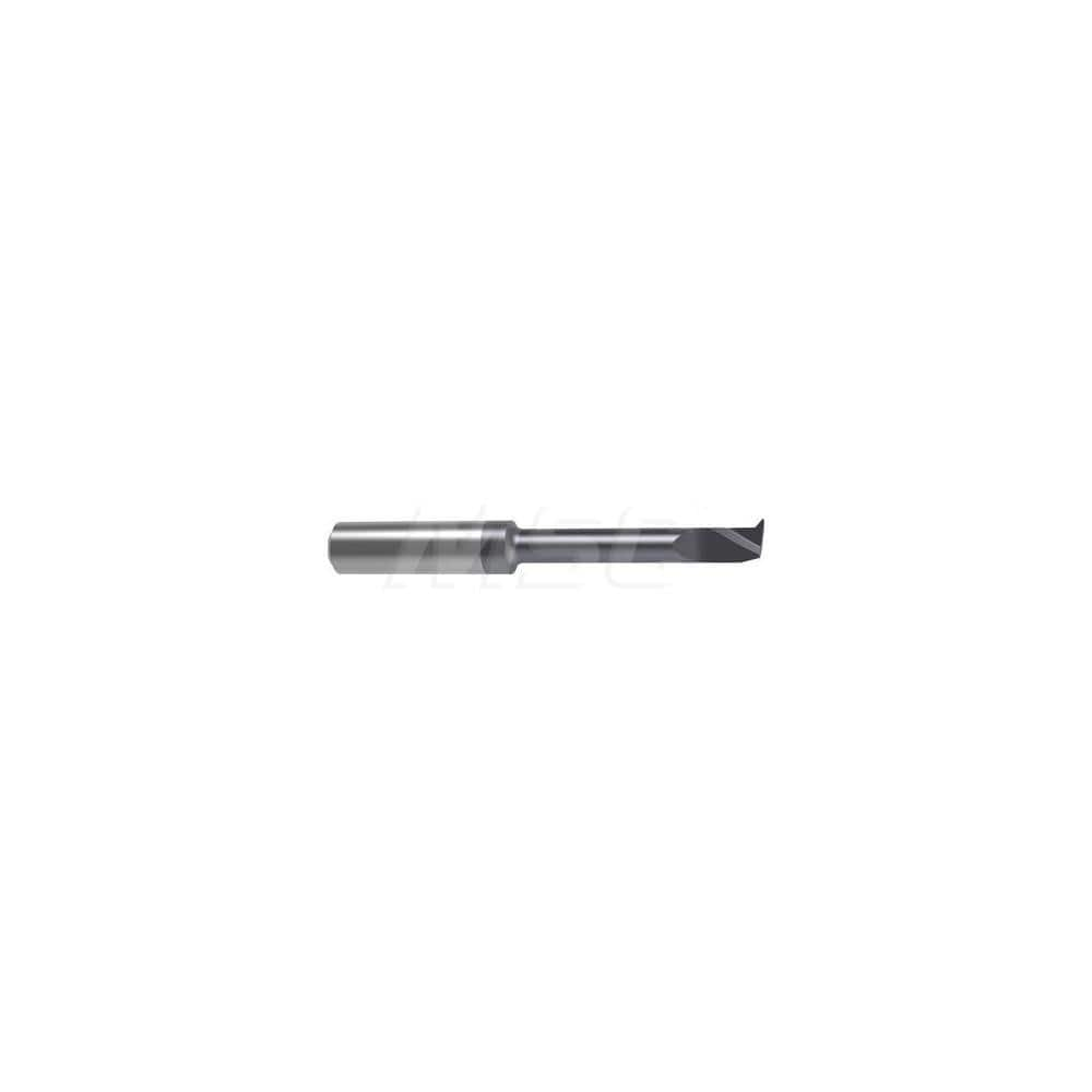 Internal Boring Bar: 0.2756″ Min Bore, 0.6693″ Max Depth, Right Hand Cut, Carbide 1.6535″ OAL, 0.0039″ Corner Radius