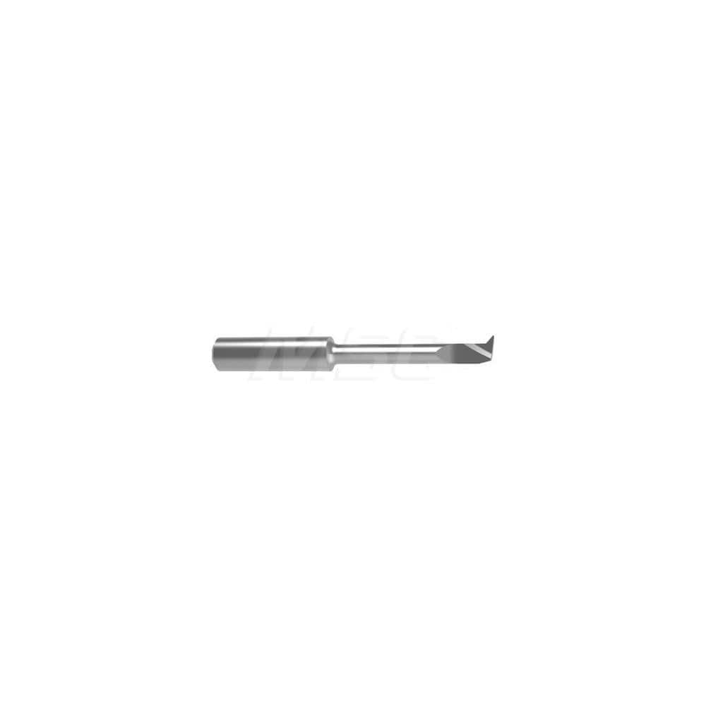 Internal Boring Bar: 0.2756″ Min Bore, 0.6693″ Max Depth, Right Hand Cut, Carbide 1.6535″ OAL, 0.0039″ Corner Radius