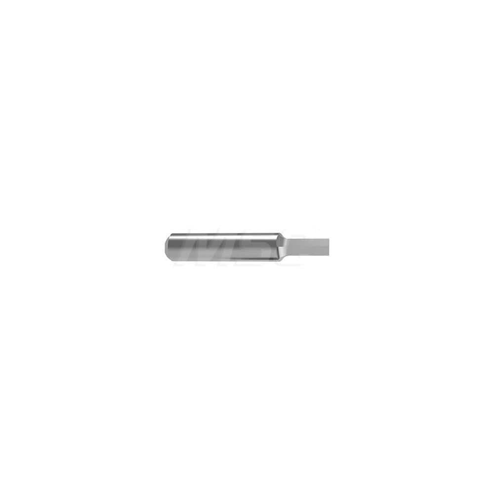 Internal Boring Bar: 0.1772″ Min Bore, 0.315″ Max Depth, Neutral, Carbide 1.4566″ OAL, 0.0039″ Corner Radius