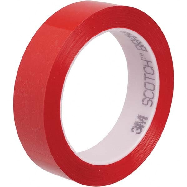 3M - 72 Yd x 1-1/2" Red Polyester Film Tape - All Tool & Supply