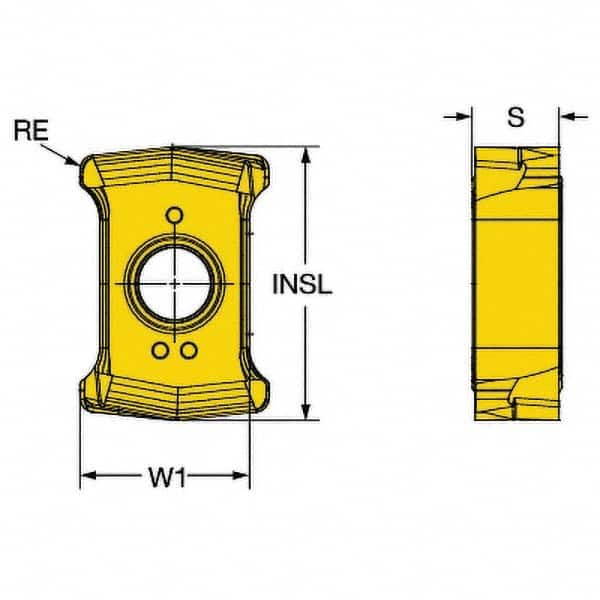 Sandvik Coromant - Indexable Drill Inserts Insert Style: DS20 Insert Size: 0407 - All Tool & Supply